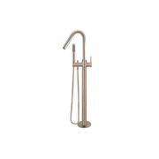 Meir Round Freestanding Bath Spout and Hand Shower Lustre Bronze gallery detail image