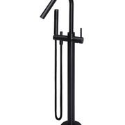 Meir Round Freestanding Bath Spout and Hand Shower Lustre Bronze gallery detail image