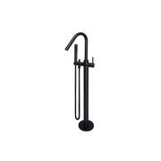 Meir Round Freestanding Bath Spout and Hand Shower Lustre Bronze gallery detail image