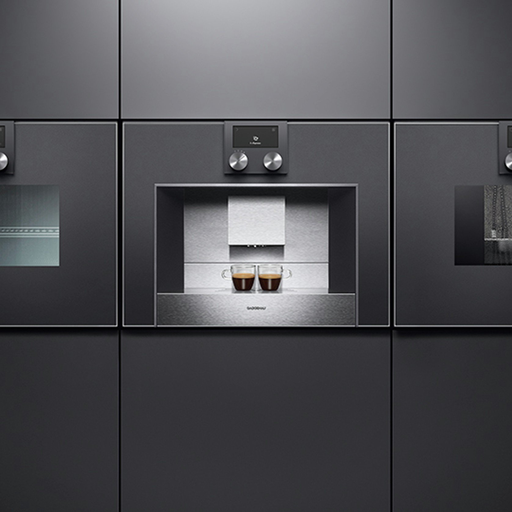 Gaggenau Anthracite Combi-Microwave Oven 400 Series gallery detail image