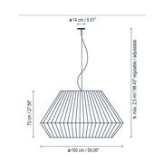 Mei 150cm Pendant Light gallery detail image