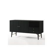 RANIA Sideboard Buffet 160cm - Black Ash gallery detail image