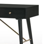 RANIA Study Desk Console 120cm - Black Ash gallery detail image