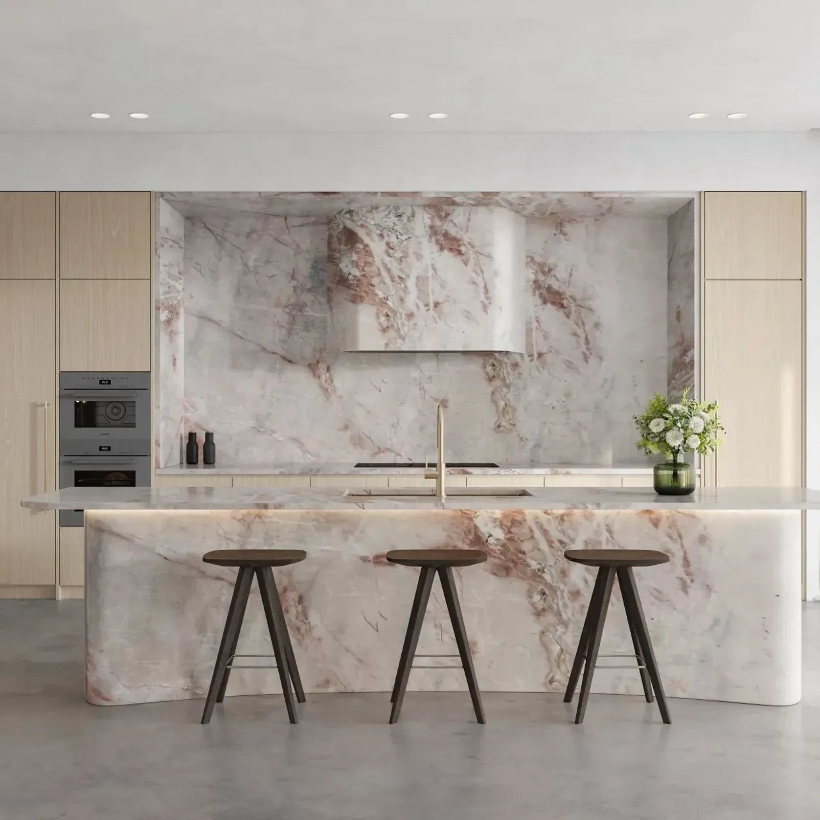 Misty Rain Marble Benchtop gallery detail image