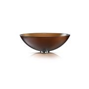 Milano 430 Round Vessel Basin Ambra Satin gallery detail image