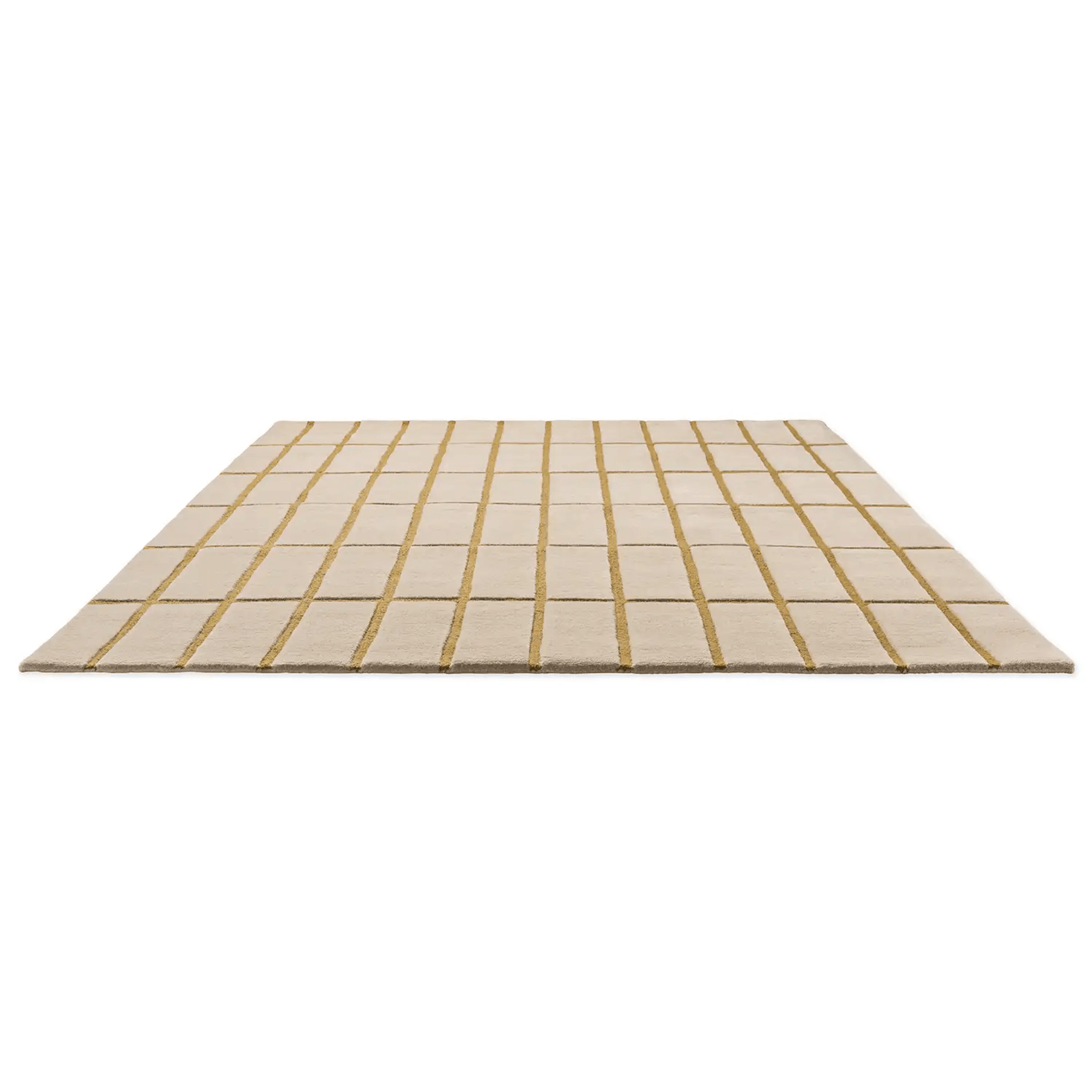 Marimekko Tiiliskivi - Bronze Yellow | 100% Wool Designer Floor Rug gallery detail image
