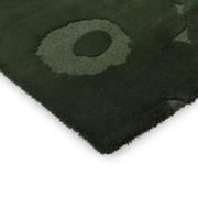Marimekko Unikko - Dark Green | 100% Wool Designer Floor Rug gallery detail image