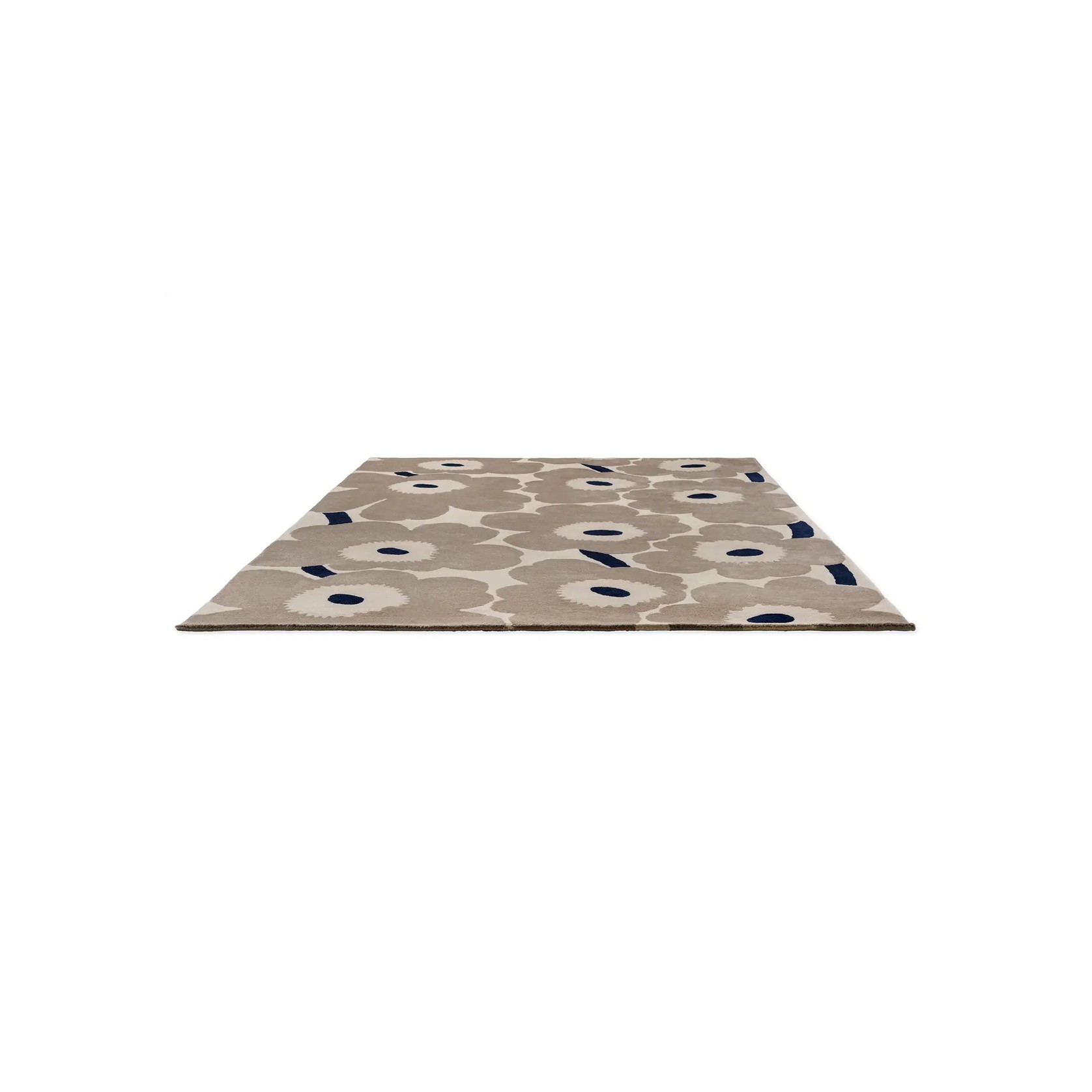 Marimekko Unikko - Greige | 100% Wool Designer Floor Rug gallery detail image