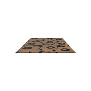 Marimekko Unikko in Rose and Black | Designer Floor Rug gallery detail image