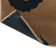 Marimekko Unikko in Rose and Black | Designer Floor Rug gallery detail image