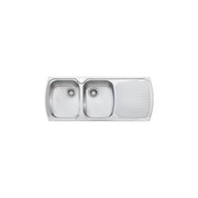 Monet Double Bowl Topmount Sink with Drainer gallery detail image