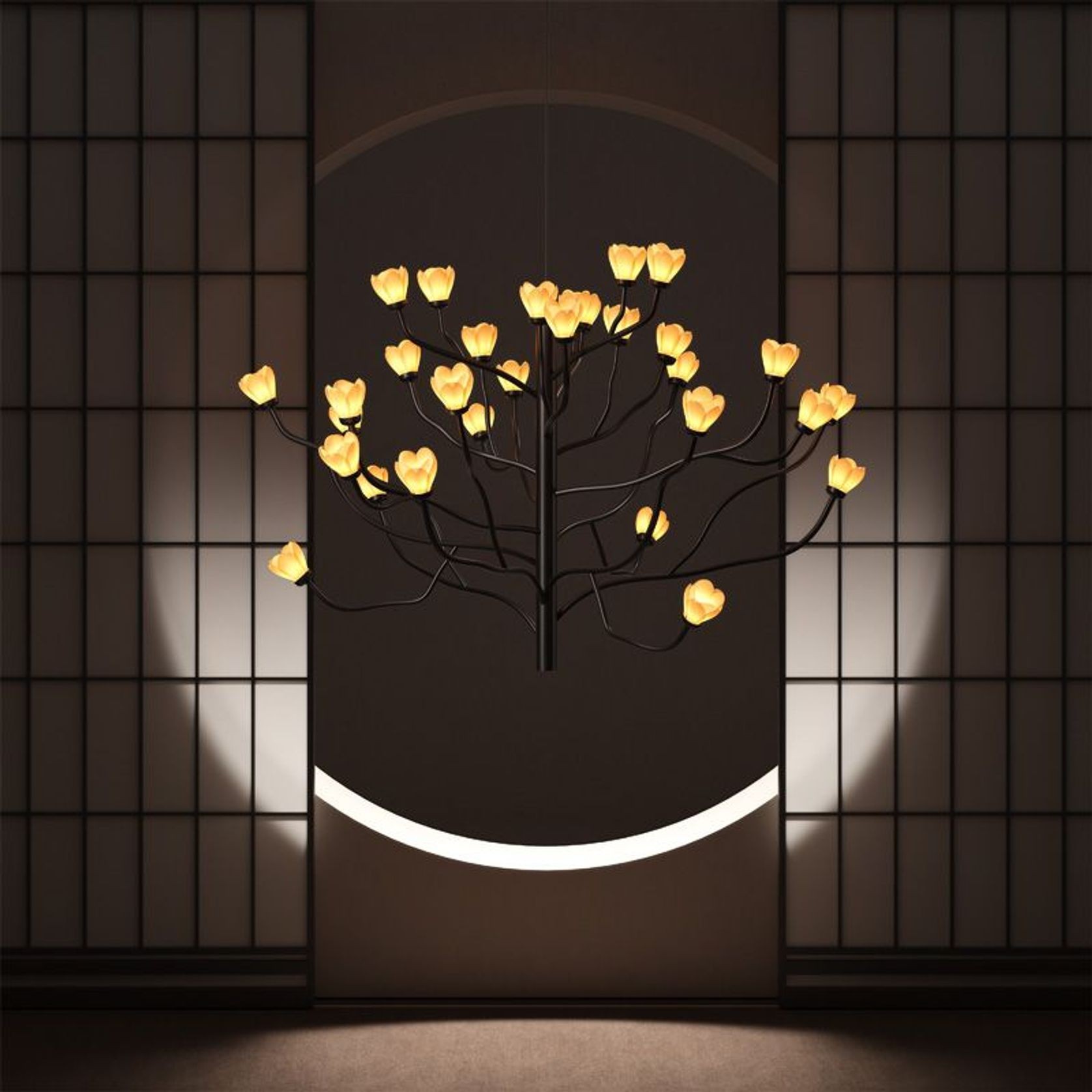 Mokuren Chandelier gallery detail image