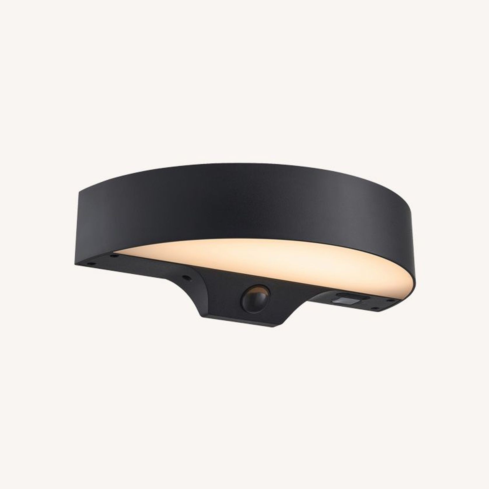 Monay Round Solar Wall Light gallery detail image