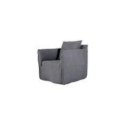 Montauk Slipcover Chair - Ash Grey gallery detail image