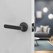 Moon Lever Handle In Nickel Graphite gallery detail image