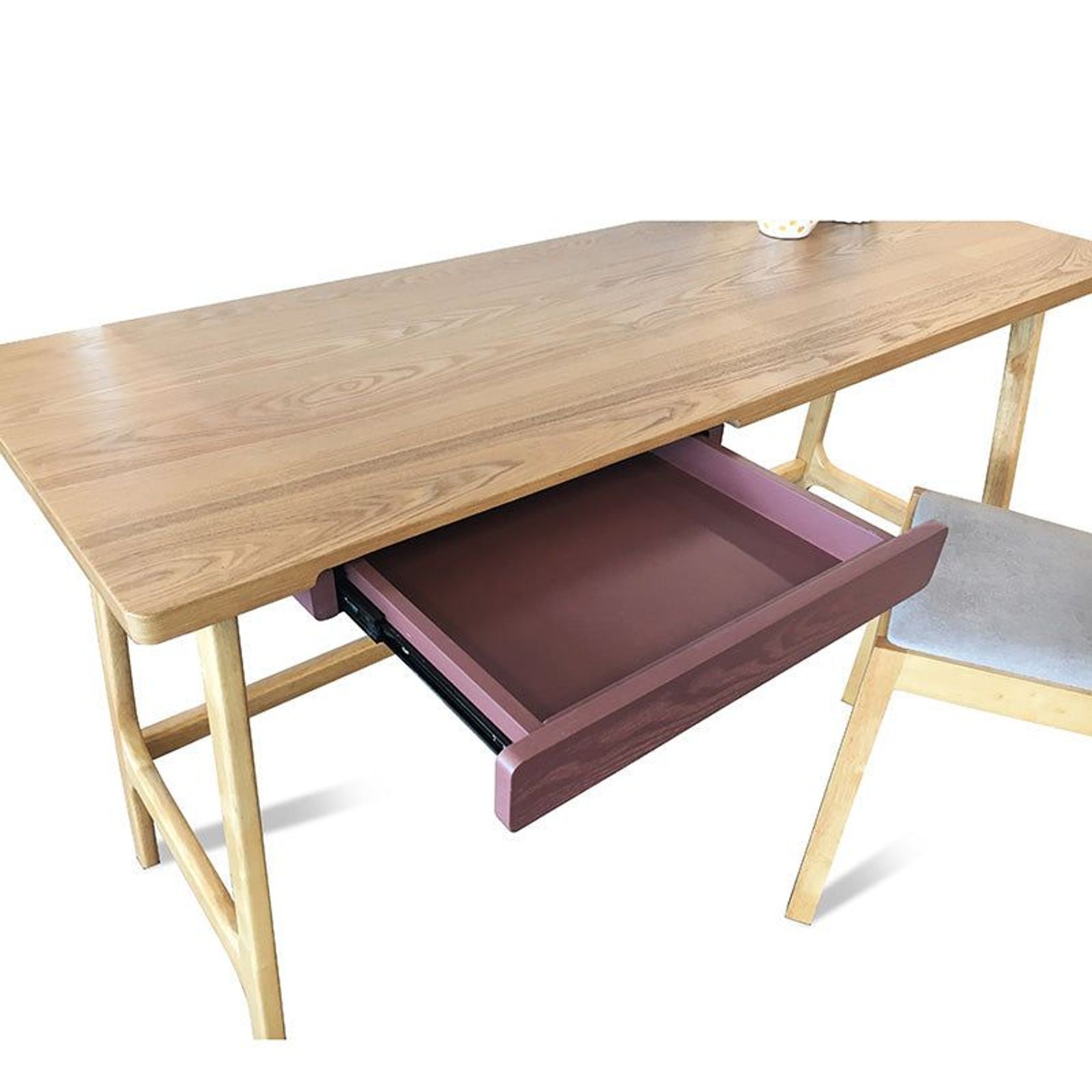 MOREY Study Desk Natural - Natural gallery detail image
