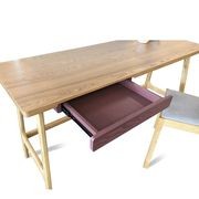 MOREY Study Desk Natural - Natural gallery detail image