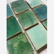 Atlas Blue Green Square Moroccan Zellige gallery detail image