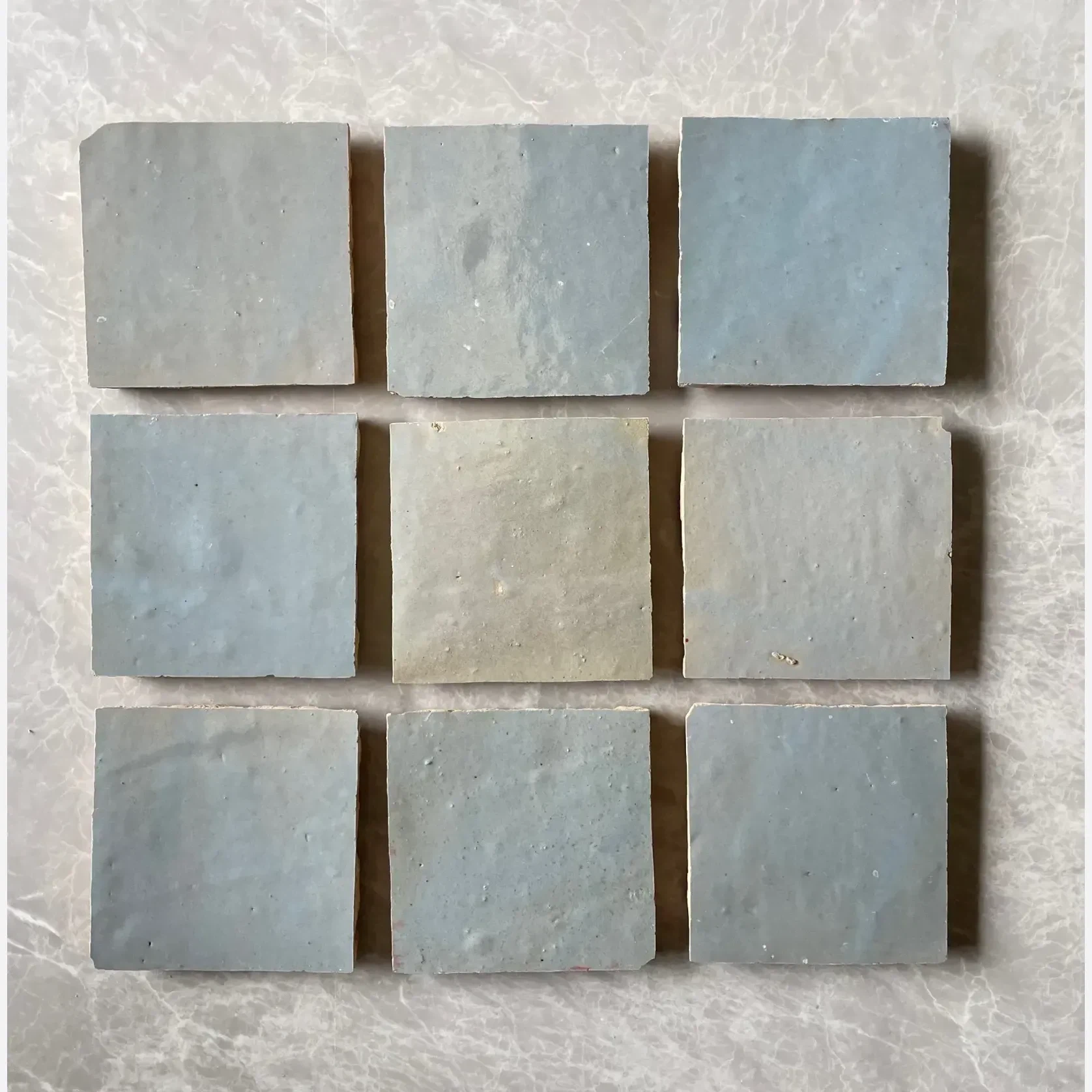 Lake Blue Square Moroccan Zellige gallery detail image