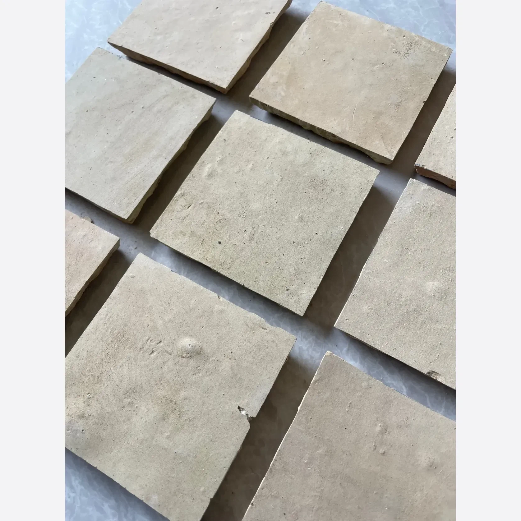 Natural Unglazed Square Moroccan Zellige gallery detail image