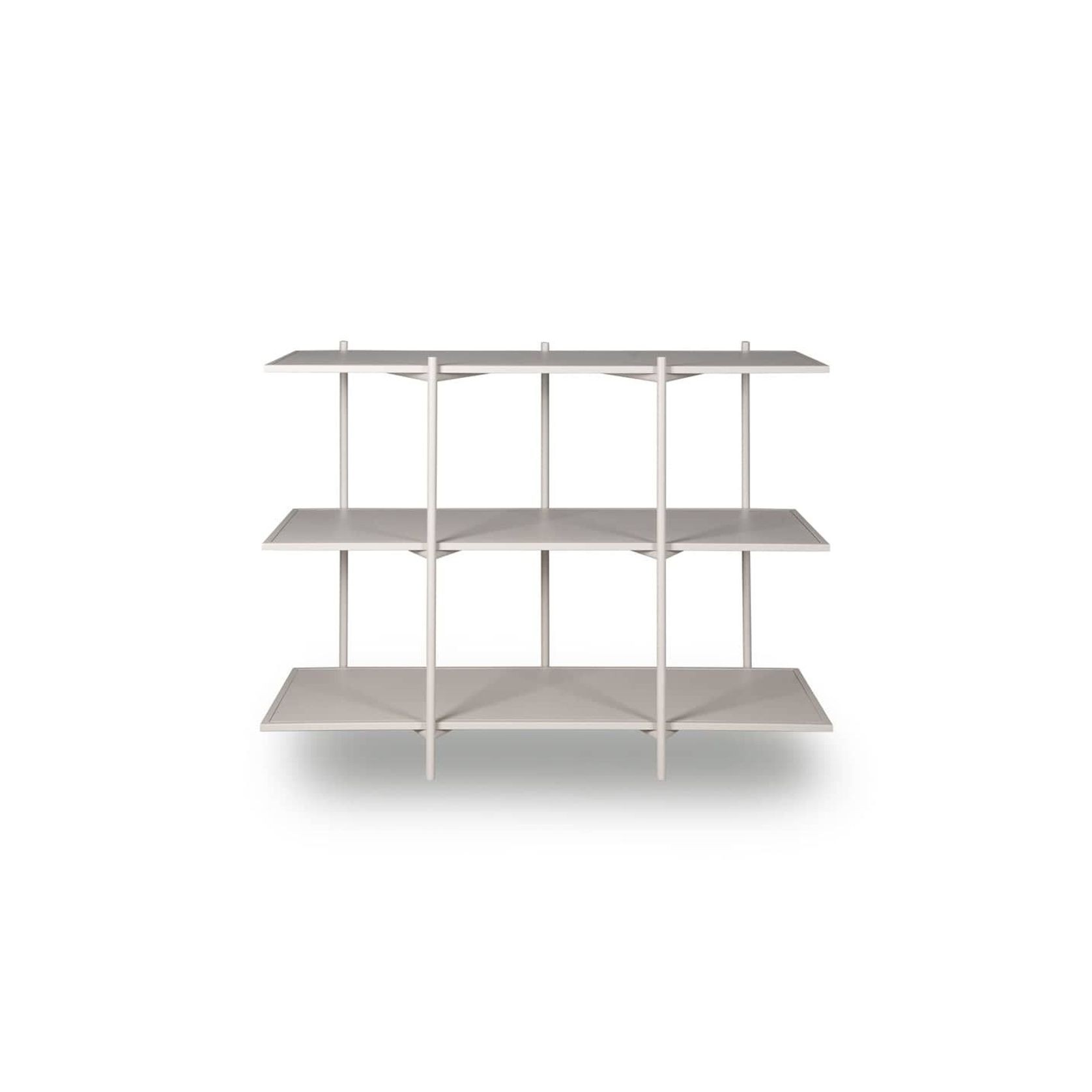 Cross Shelving Unit Medium - Warm Beige gallery detail image
