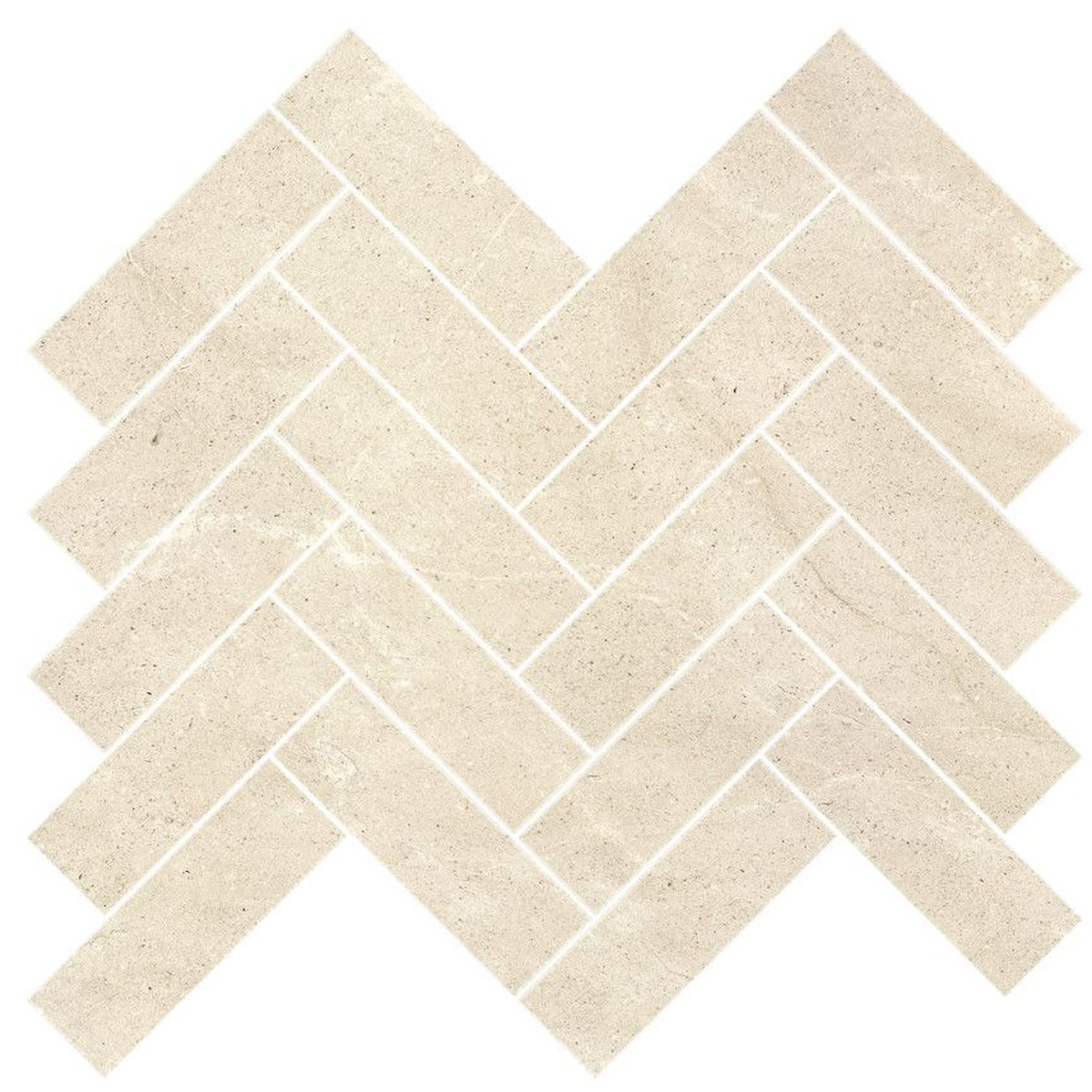 Gecko | Kiel Beige Herringbone Mosaic Tiles gallery detail image