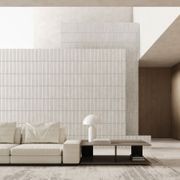 Arctic Tundra White Matt Stick Mosaic 23x300mm gallery detail image