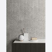 Arctic Tundra Grey Matt Herringbone Mosaic gallery detail image