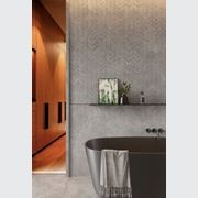 Arctic Tundra Grey Matt Herringbone Mosaic gallery detail image