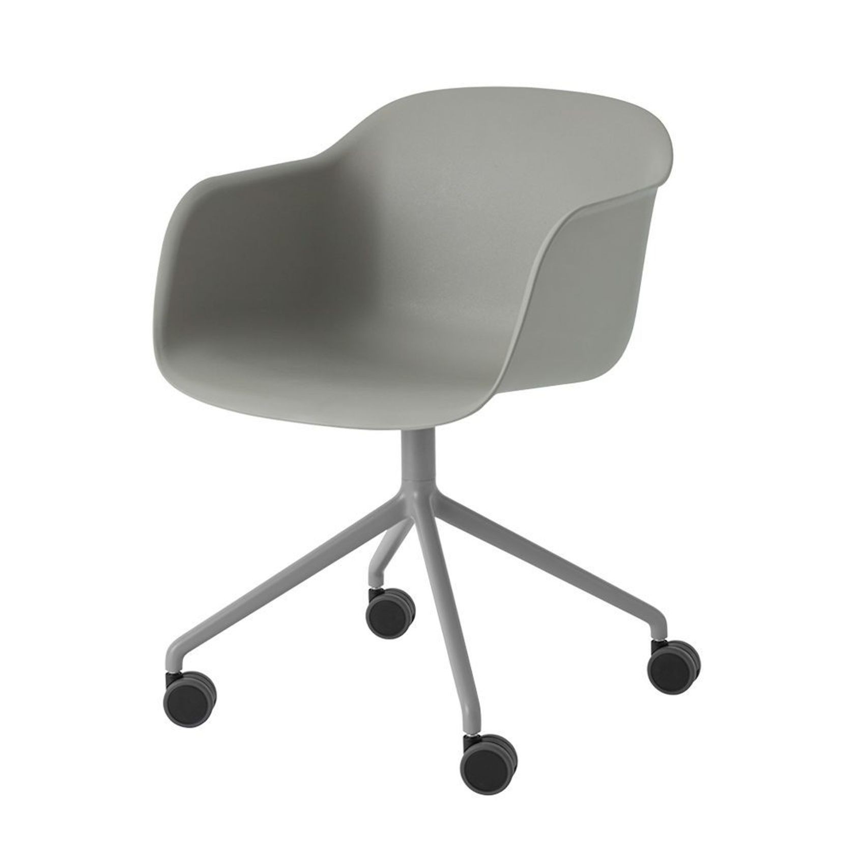 Fiber Armchair - Swivel Base w/ Castors gallery detail image