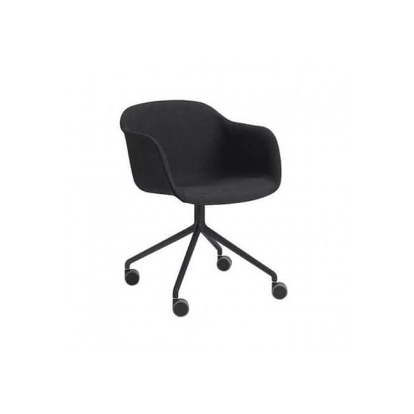 Fiber Armchair - Swivel Base w/ Castors gallery detail image