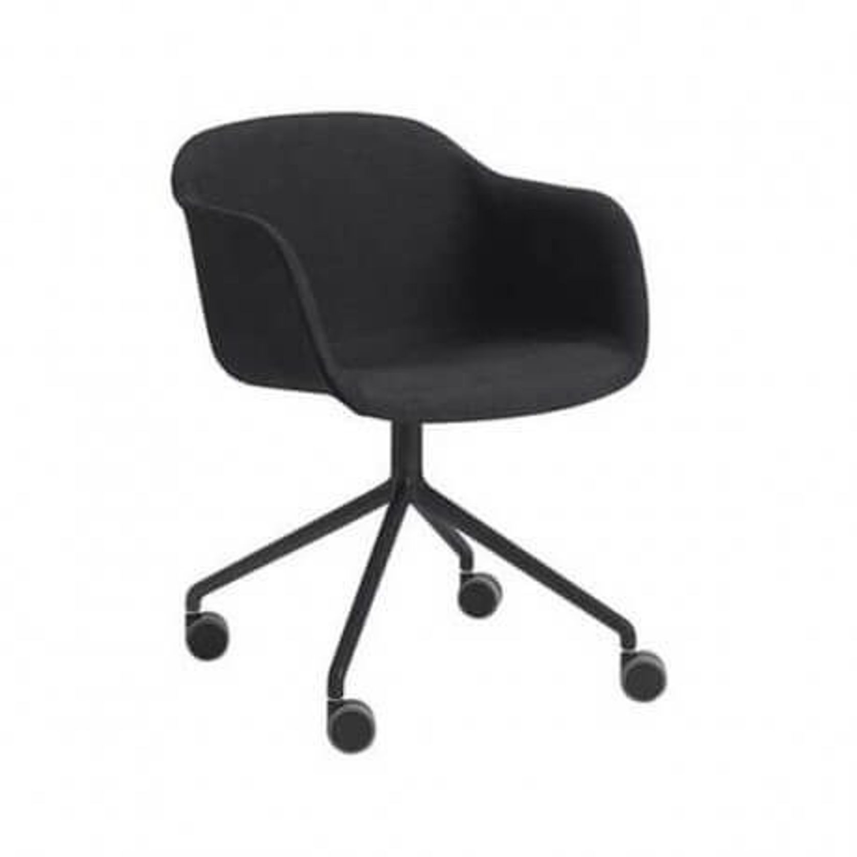Fiber Armchair - Swivel Base w/ Castors gallery detail image