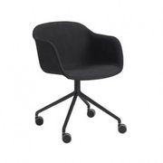 Fiber Armchair - Swivel Base w/ Castors gallery detail image