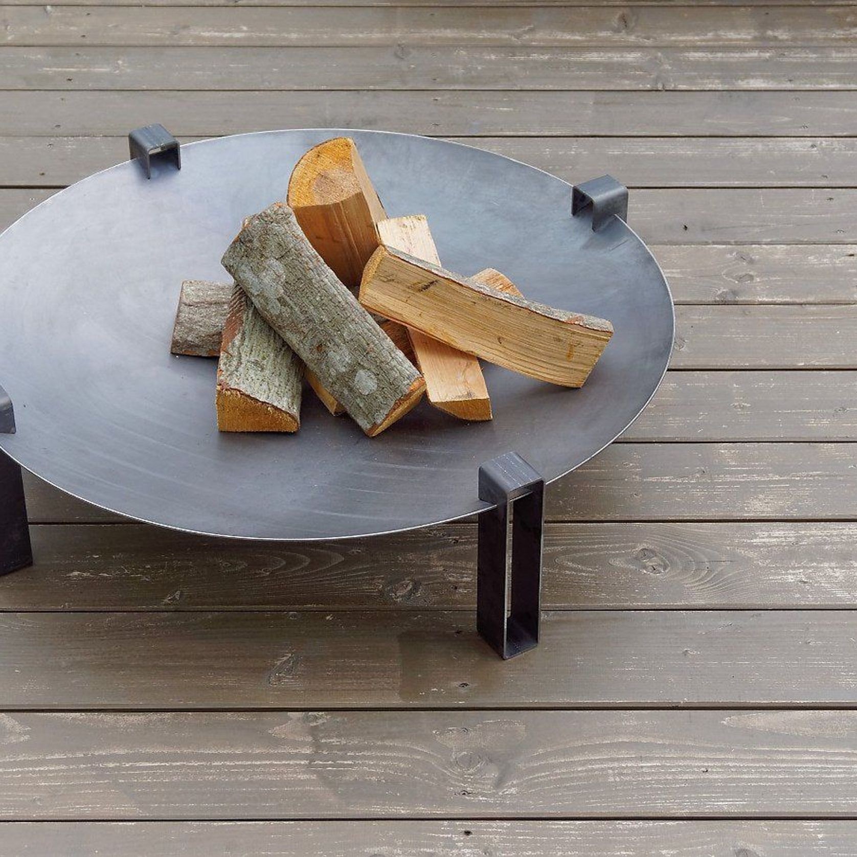 ALFRED RIESS Stromboli Steel Fire Pit - Large gallery detail image