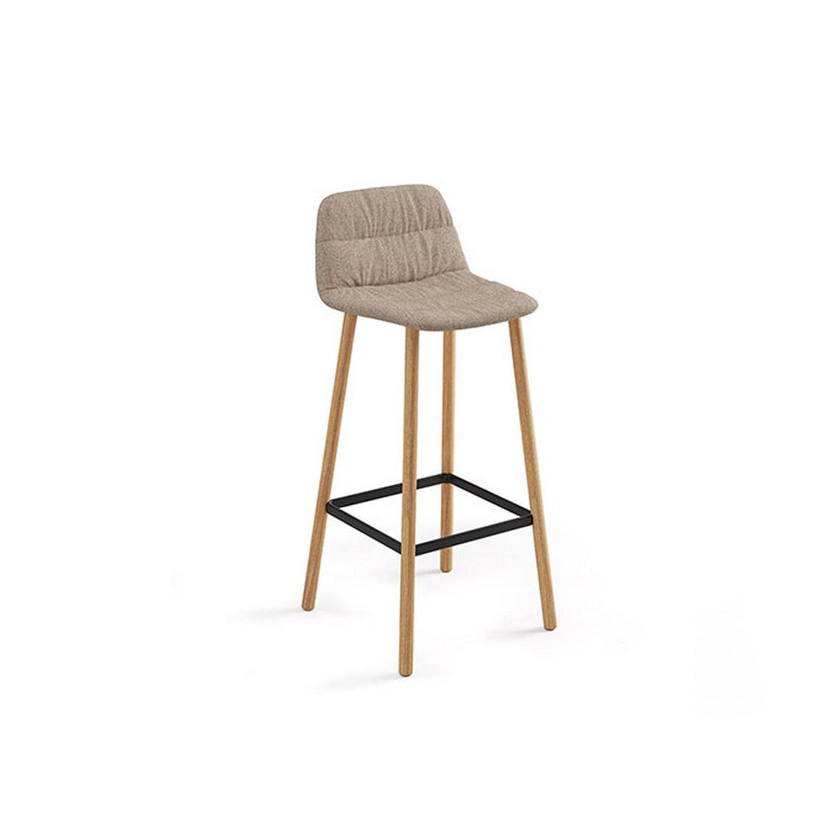 Maarten Bar Stool - Four Wooden Legs gallery detail image