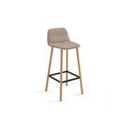 Maarten Bar Stool - Four Wooden Legs gallery detail image