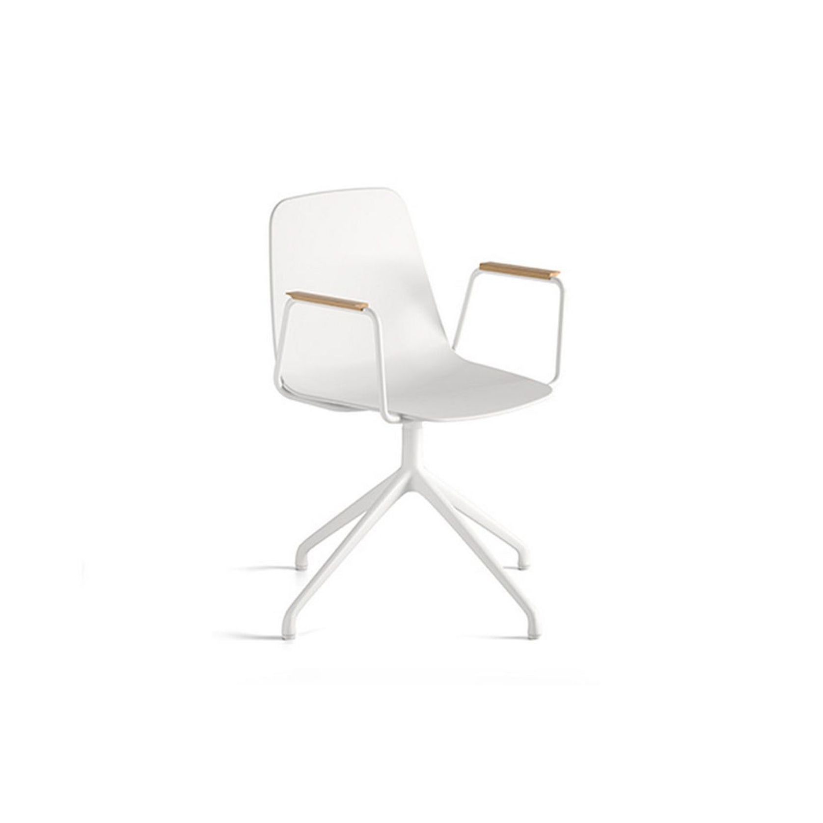 Maarten Plastic Chair - Pyramid Swivel gallery detail image