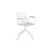 Maarten Plastic Chair - Pyramid Swivel gallery detail image