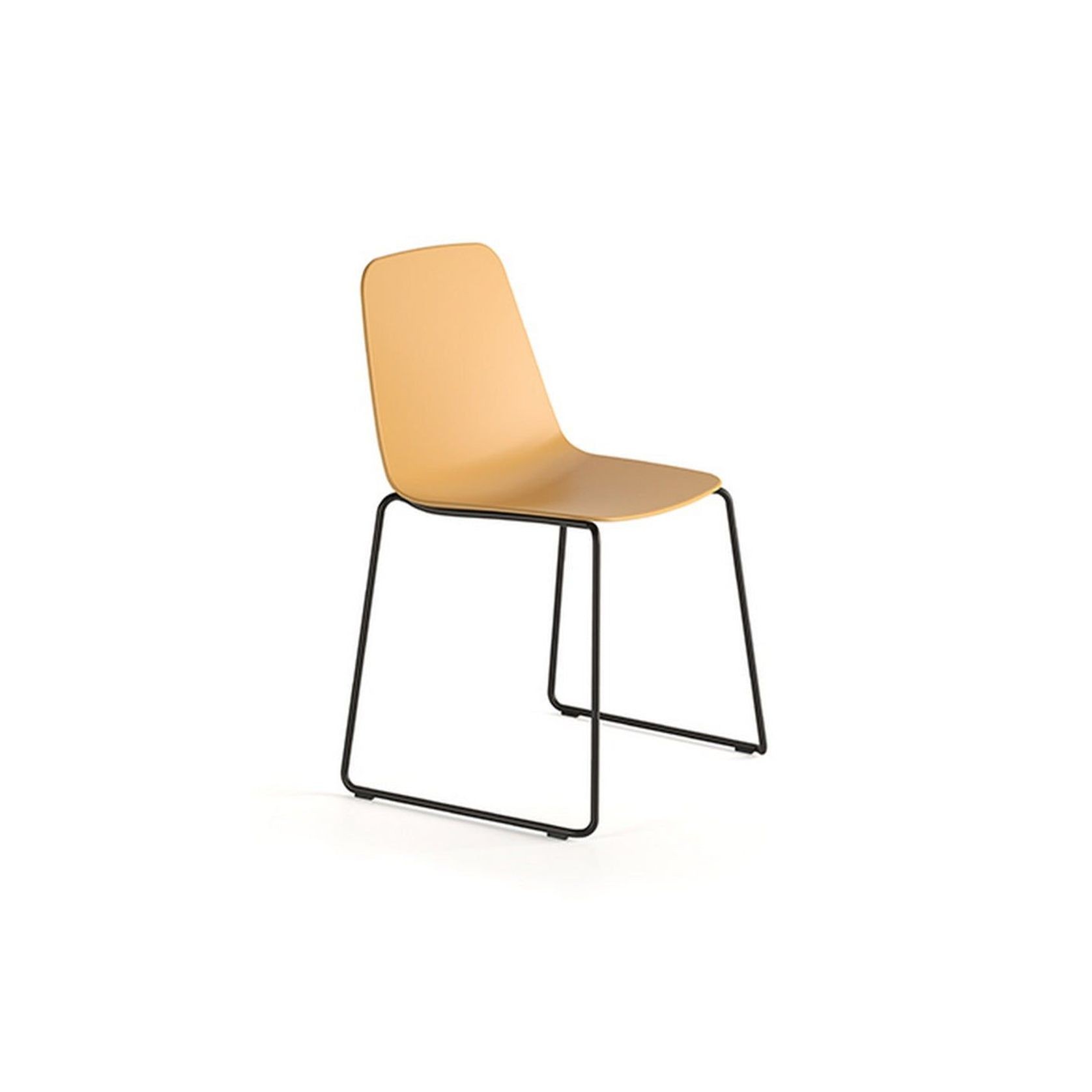 Maarten Plastic Chair - Sled gallery detail image