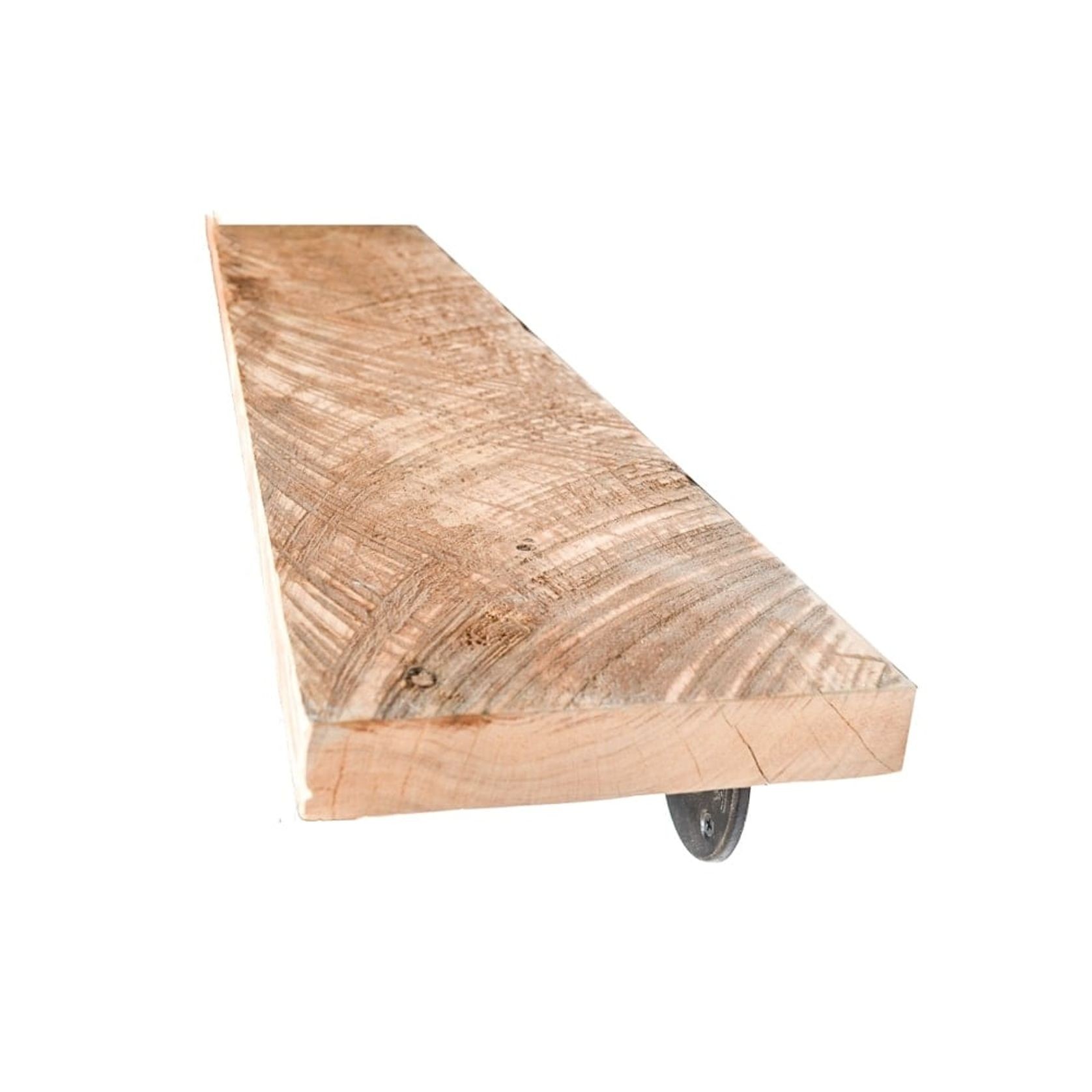 Macrocarpa Pipe Bracket Shelf 20cm gallery detail image