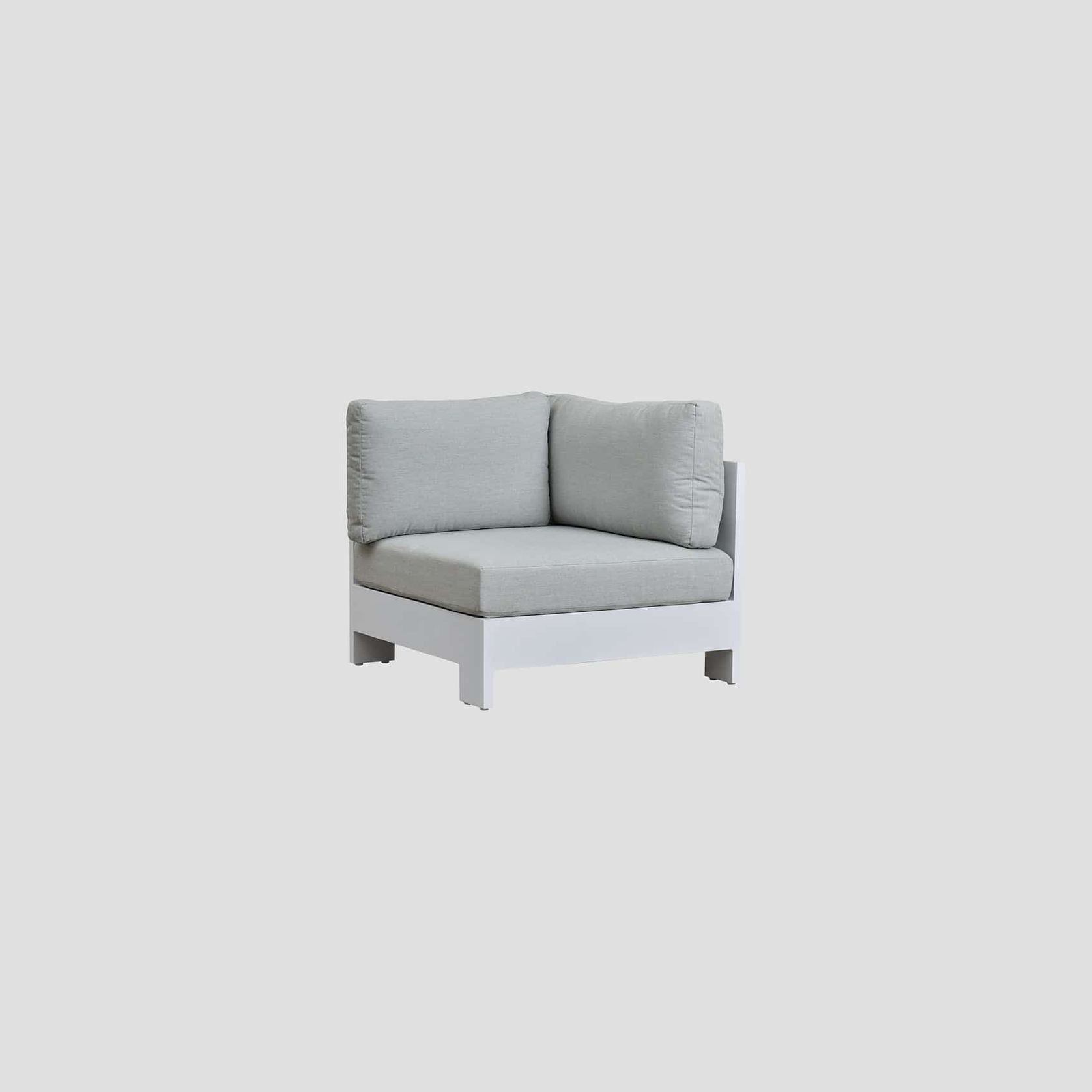 Mackenzie Alu Corner Sofa Section gallery detail image