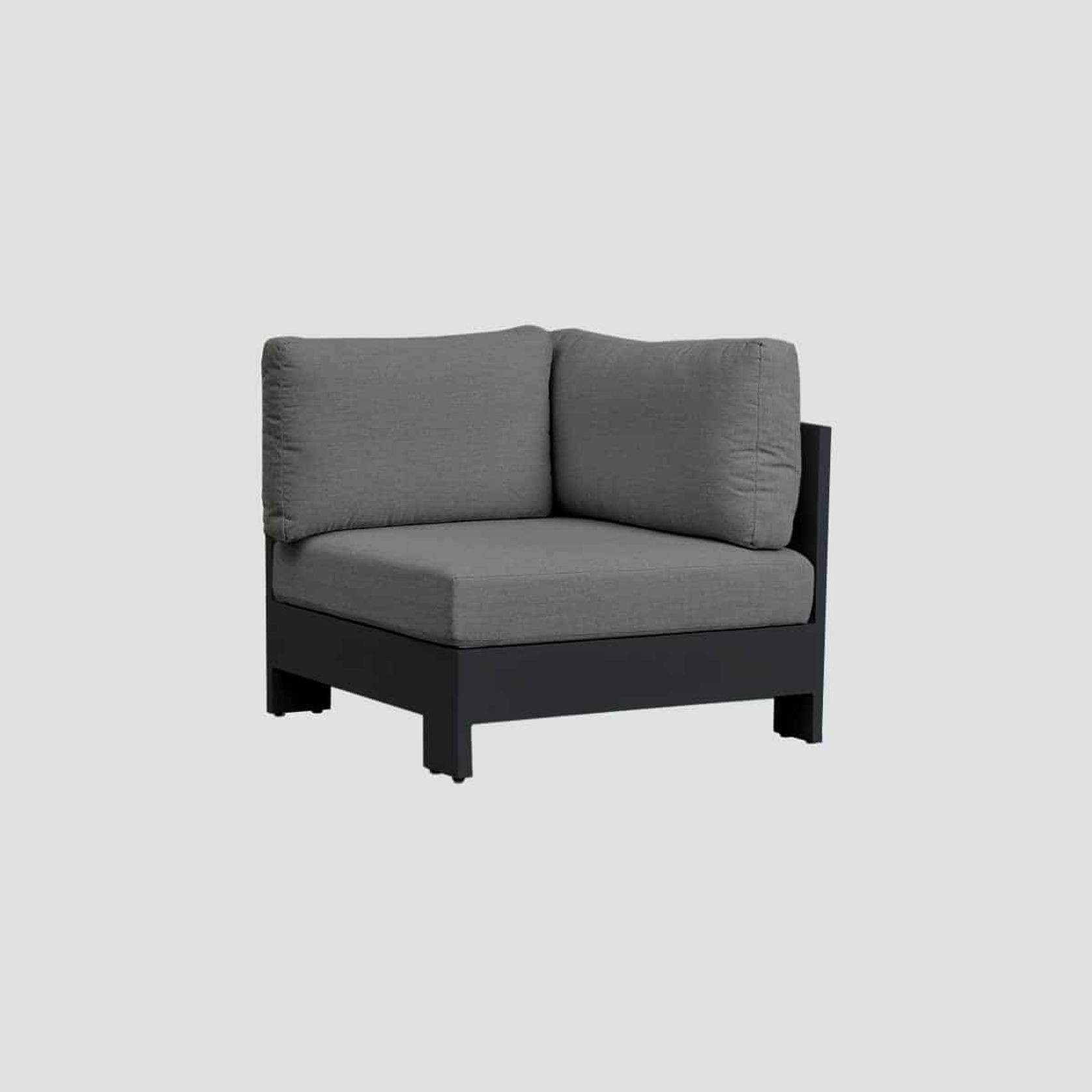 Mackenzie Alu Corner Sofa Section gallery detail image