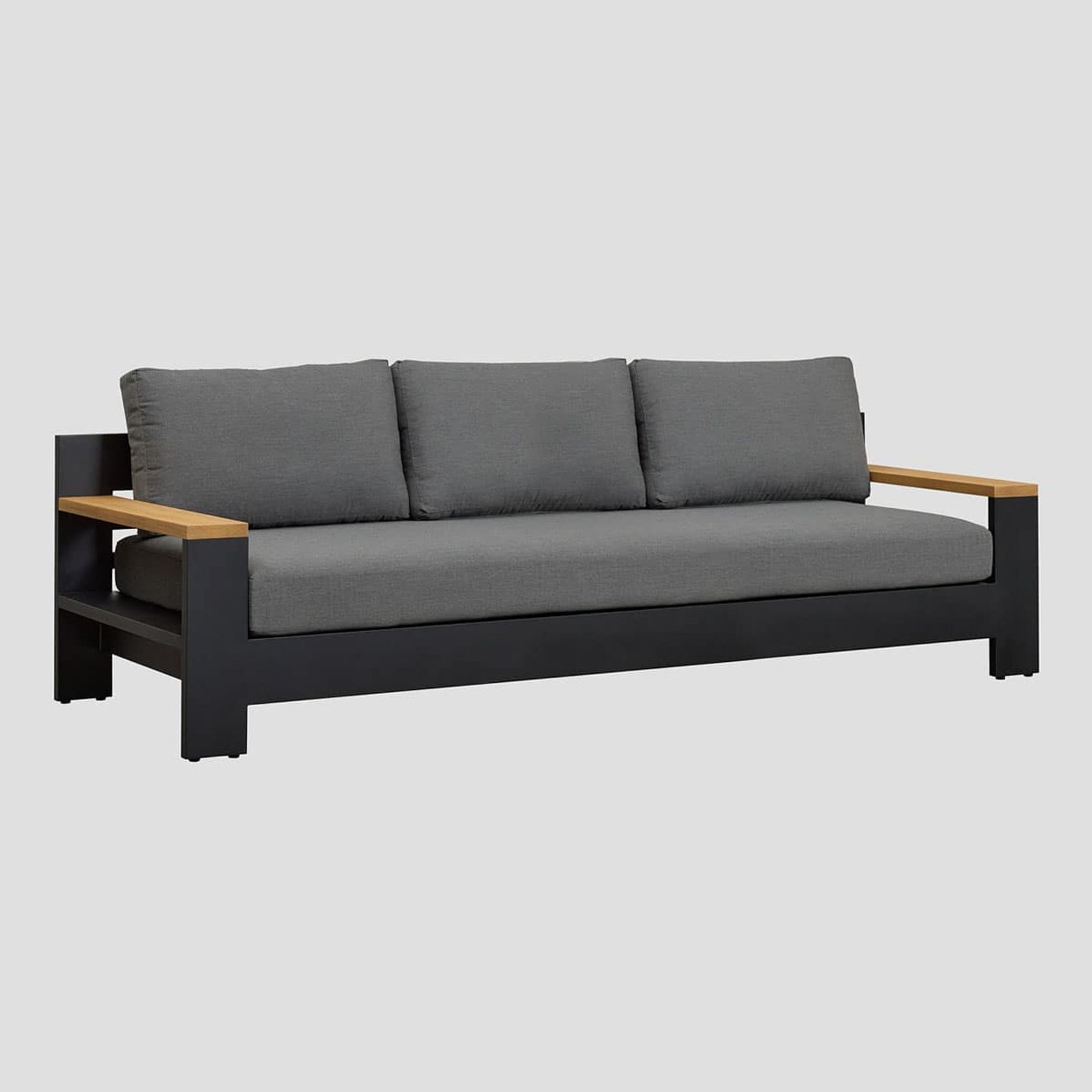 Mackenzie Alu Triple Sofa gallery detail image