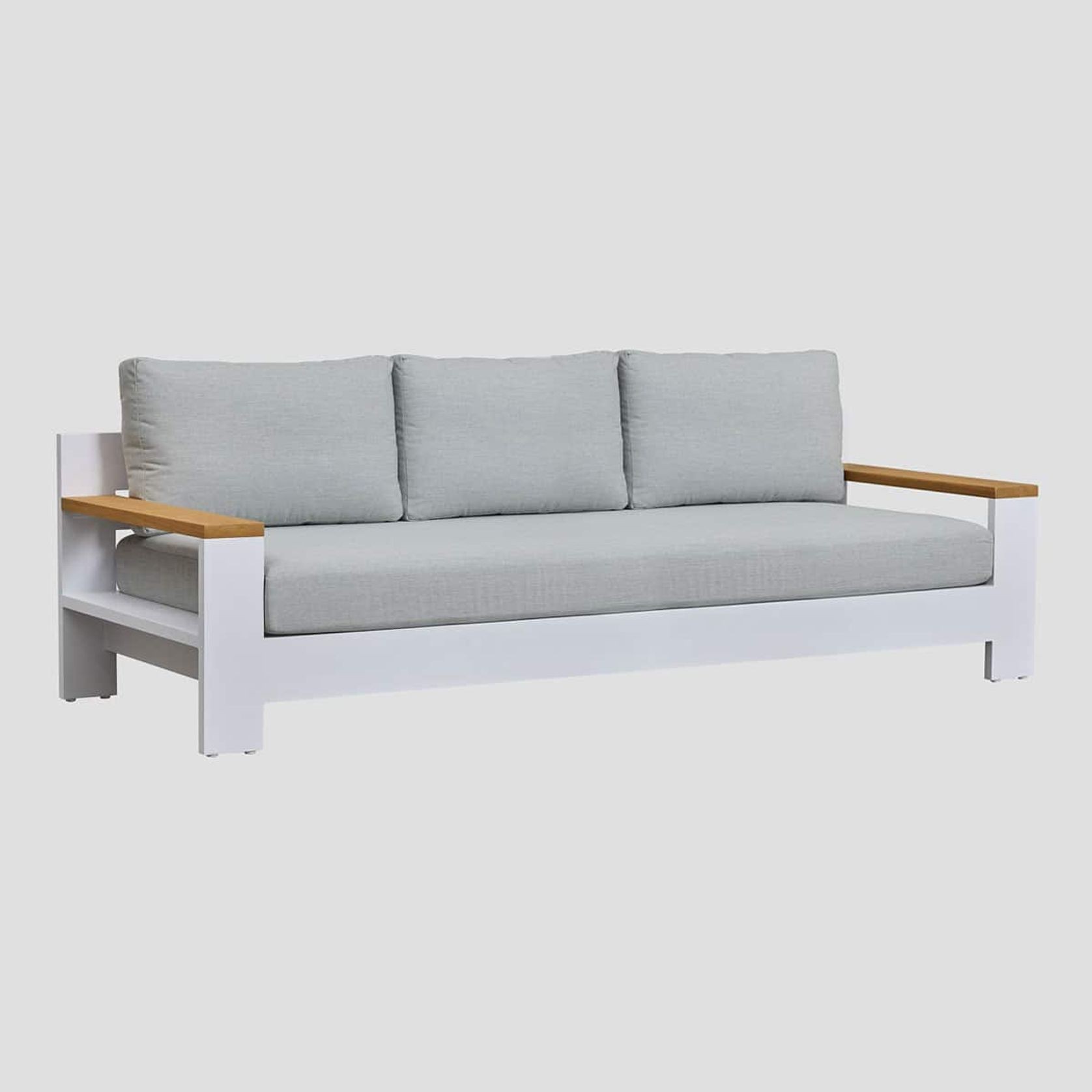 Mackenzie Alu Triple Sofa gallery detail image