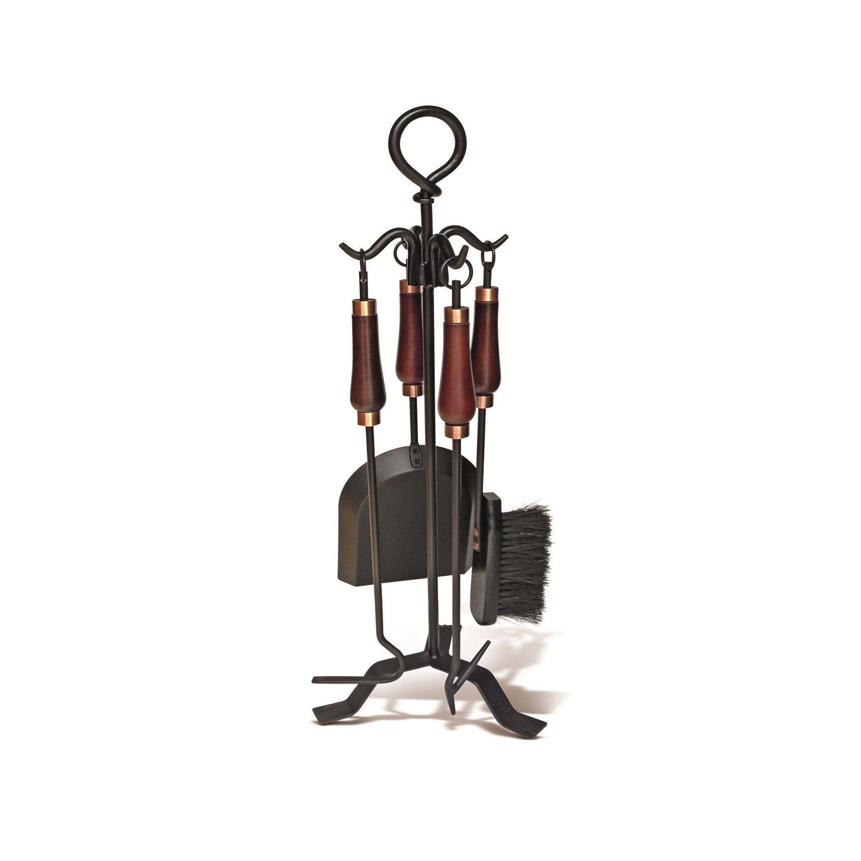 Mahogany Fireplace Tool Kit gallery detail image