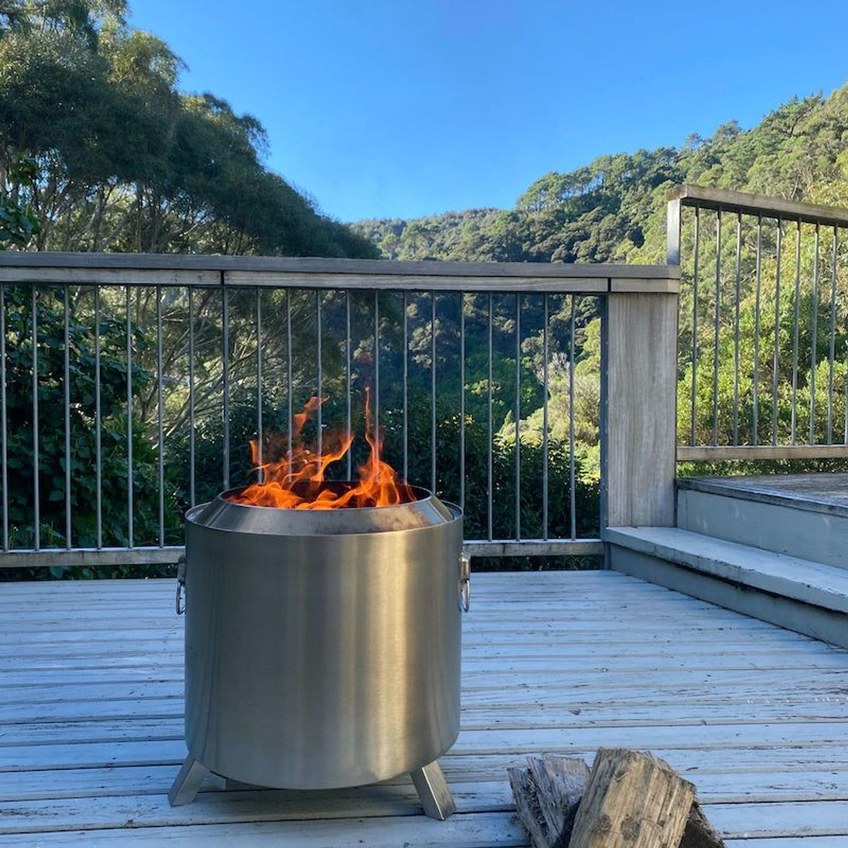 Wizard Outdoor Smokeless Fire Pit ArchiPro NZ