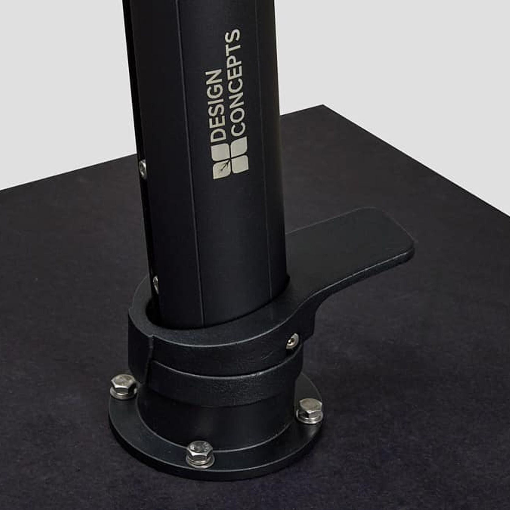 Malibu Cantilever Umbrella – Black 3M gallery detail image