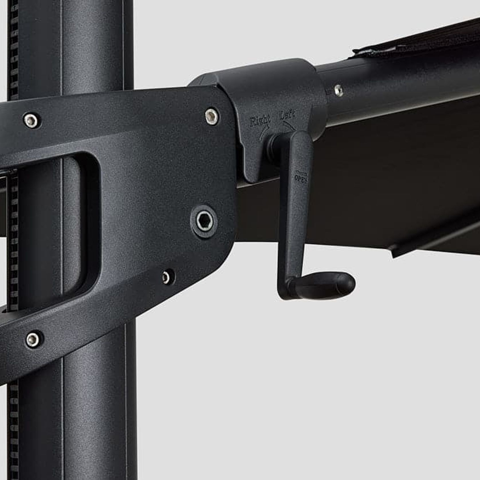 Malibu Cantilever Umbrella – Black 3M gallery detail image