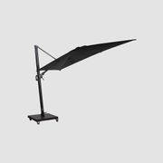 Malibu Cantilever Umbrella – Black 3M gallery detail image