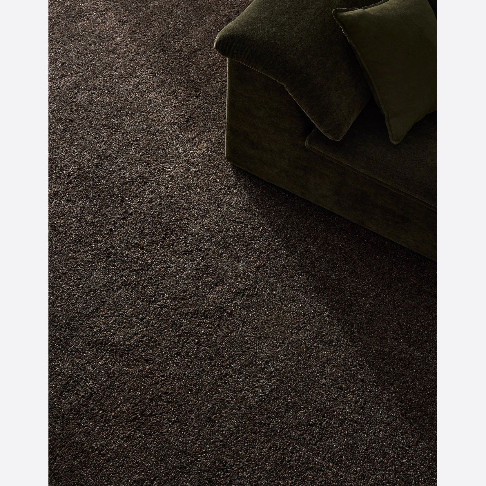 Weave Home Marceau Floor Rug - Chocolate | Wool Blend gallery detail image